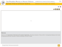 Tablet Screenshot of ee.duth.gr